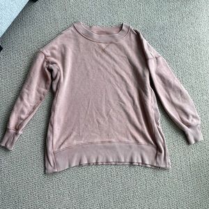 Aerie - oversized sweatshirt, dusty rose color, size small